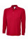 UC113 Red Longsleeve Classic Poloshirt