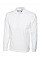 UC113 White Longsleeve Classic Poloshirt