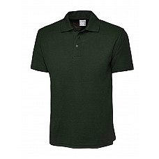 UC114 Bottle Green Mens Active Cotton Poloshirt