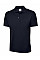 UC114 Navy Mens Active Cotton Poloshirt