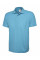 UC114 Sky Mens Active Cotton Poloshirt