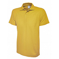 UC116 Yellow Childrens Active Cotton Poloshirt