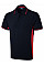 UC117 Navy/Red Two Tone Polo Shirt