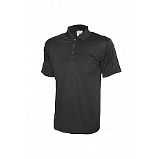 UC121 Black Processable Poloshirt