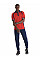 UC123 Red/Navy Sports Poloshirt