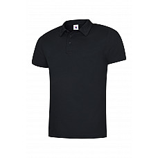 UC125 Black Mens Ultra Cool Poloshirt