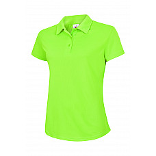 UC126 Electric Green Ladies Ultra Cool Poloshirt