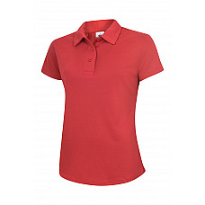 UC126 Red Ladies Ultra Cool Poloshirt