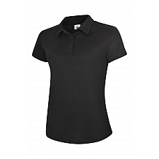 UC128 Black Ladies Ultra Cool Workwear Poloshirt