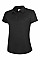 UC128 Black Ladies Ultra Cool Workwear Poloshirt