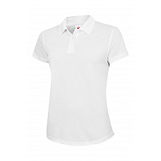 UC128 White Ladies Ultra Cool Workwear Poloshirt