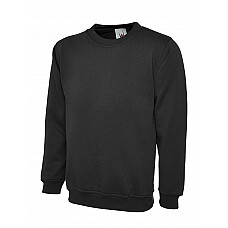 UC201 Black Heavyweight Sweatshirt