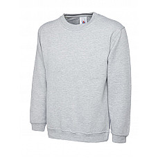 UC203 Heather Grey Classic Sweatshirt