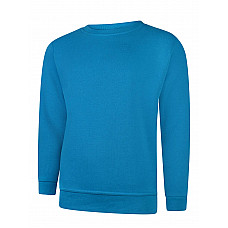 UC203 Sapphire Blue Classic Sweatshirt