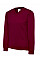 UC206 Maroon Childrens Classic V-Neck Sweatshirt