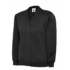 UC207 Black Childrens Classic Cardigan