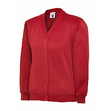 UC207 Red Childrens Classic Cardigan