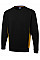 UC217 Black/Yellow Two Tone Crew New Sweatshirt