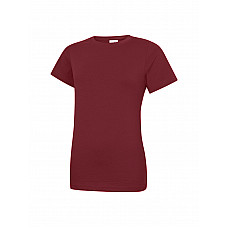 UC318 Maroon Ladies Classic T-Shirt