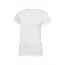 UC318 White Ladies Classic T-Shirt