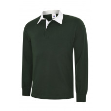 UC402 Bottle Green Classic Rugby Shirt