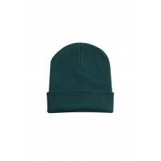 UC410 Bottle Green Heavyweight Cuffed Beanie