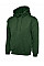 UC502 Bottle Green Classic Hooded Sweatshirt