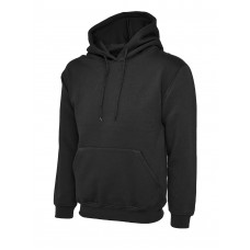 UC502 Black Classic Hooded Sweatshirt