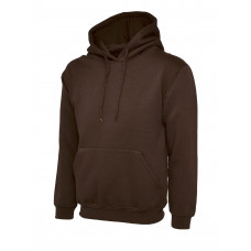 UC502 Brown Classic Hooded Sweatshirt