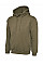 UC502 Military Green Classic Hooded Sweatshirt