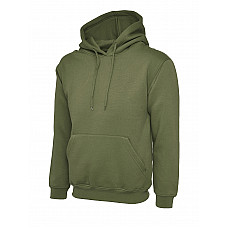 UC502 Olive Classic Hooded Sweatshirt