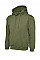 UC502 Olive Classic Hooded Sweatshirt