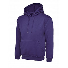 UC502 Purple Classic Hooded Sweatshirt