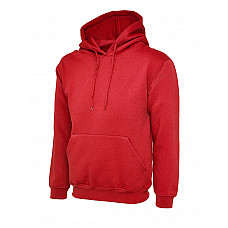 UC502 Red Classic Hooded Sweatshirt