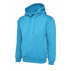 UC502 Sapphire Blue Classic Hooded Sweatshirt