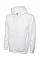 UC502 White Classic Hooded Sweatshirt