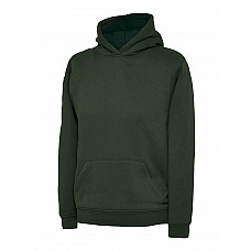 UC503 Bottle Green Childrens Hooded Sweatshirt