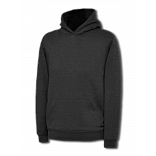 UC503 Charcoal Childrens Hooded Sweatshirt