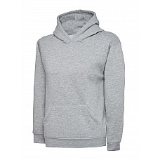 UC503 Heather Grey Childrens Hooded Sweatshirt