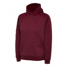 UC503 Maroon Childrens Hooded Sweatshirt