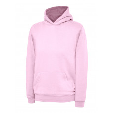 UC503 Pink Childrens Hooded Sweatshirt