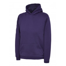 UC503 Purple Childrens Hooded Sweatshirt