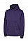 UC503 Purple Childrens Hooded Sweatshirt