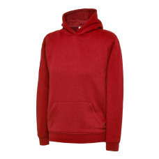 UC503 Red Childrens Hooded Sweatshirt