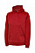 UC503 Red Childrens Hooded Sweatshirt