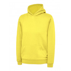 UC503 Yellow Childrens Hooded Sweatshirt