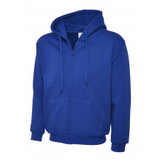 UC504 Royal Adults Classic Full Zip Hooded Sweatshirt