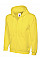 UC504 Yellow Adults Classic Full Zip Hooded Sweatshirt