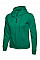 UC505 Kelly Green Ladies Classic Full Zip Hooded Sweatshirt