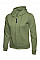 UC505 Olive Ladies Classic Full Zip Hooded Sweatshirt